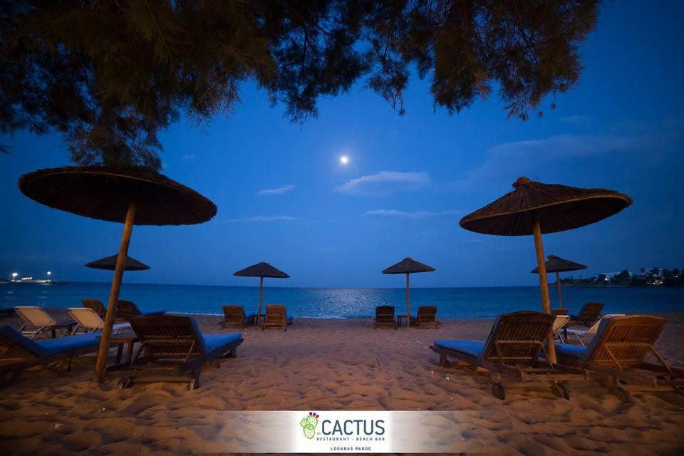 Cactus Beach Paros Logaras Eksteriør billede