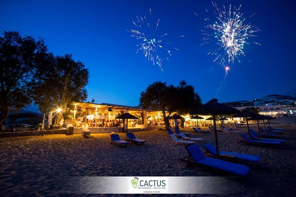 Cactus Beach Paros Logaras Eksteriør billede